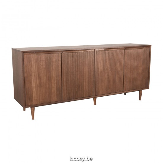LABEL51 Dressoir Jule - Bruin - Eiken - 200 cm.