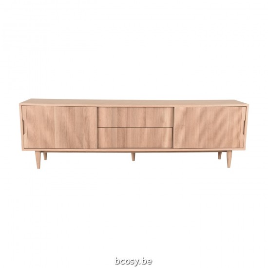 LABEL 51 Tv-meubel Jule Naturel Eiken 200 cm.