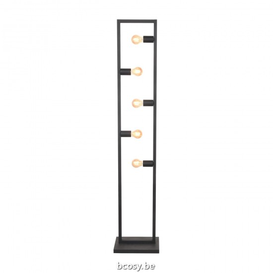 LABEL 51 Vloerlamp Quadrato Zwart Metaal One Size.