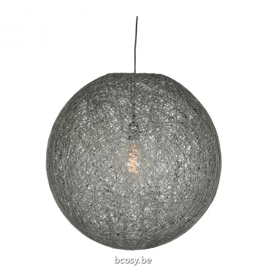 LABEL51 Hanglamp Twist Grijs Vlas XL.