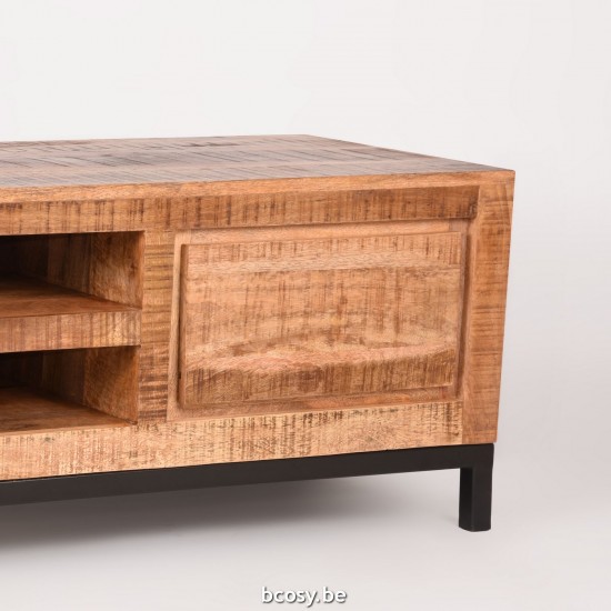 LABEL51 TV cabinet 160 cm Ghent Rough Mango wood.