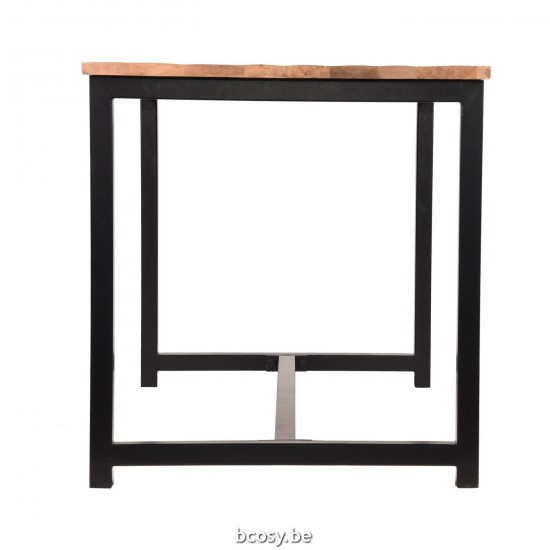 LABEL51 Bartable 160x90x95 cm Ghent Rough Bois de manguier.