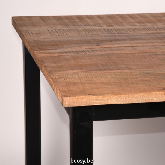 LABEL51 Bartable 160x90x95 cm Ghent Rough Mango wood.