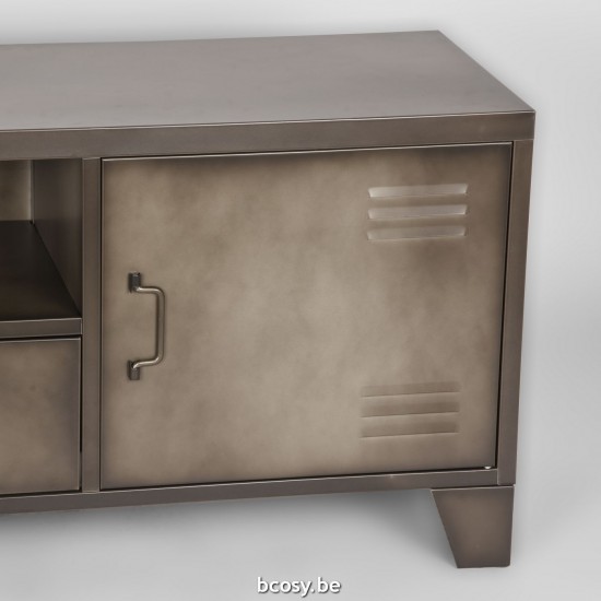 LABEL51 Meuble TV Fence Métal vintage Métal.