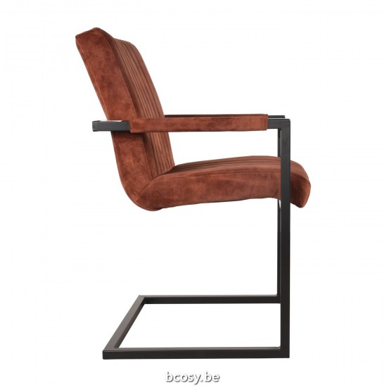 LABEL 51 Eetkamerstoel Milo Rust Velours.