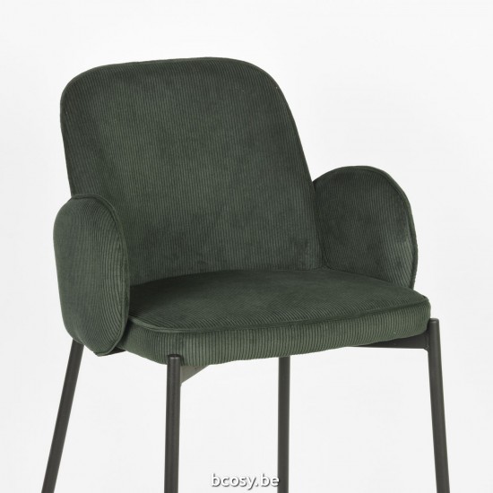 LABEL51 Tabouret de bar Jari Army Ribcord Laag.