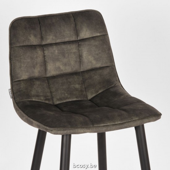 LABEL51 Tabouret de bar Jelt Hunter Velours Hoog.