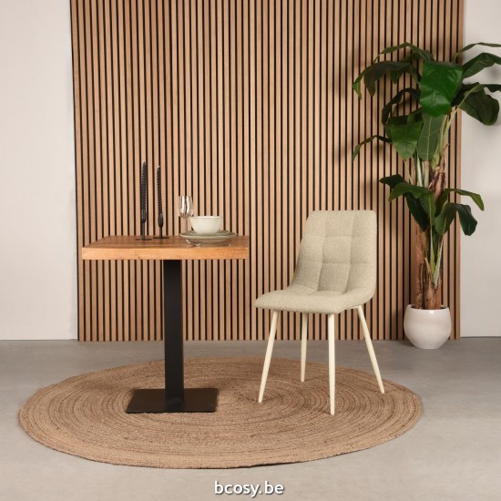 LABEL51 Dining chair Nino Sand Boucle.