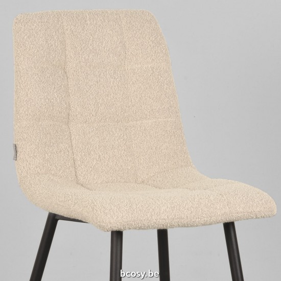 LABEL51 Chaise à manger Juul Sable Boucle.