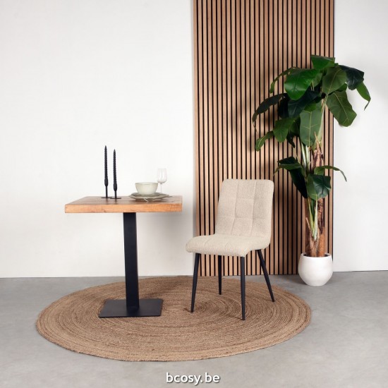 LABEL51 Dining chair Sam Sand Boucle.