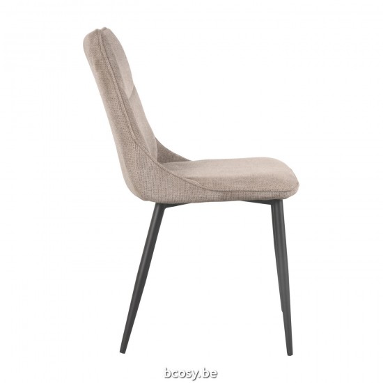 LABEL 51 Eetkamerstoel Riv Clay Synthetisch.