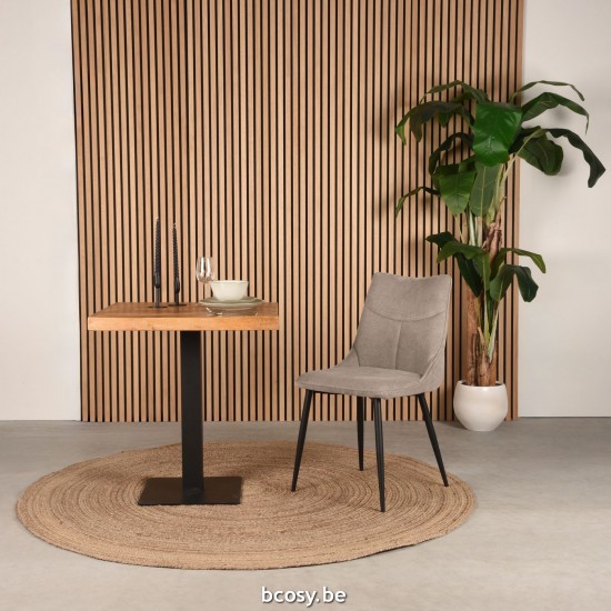 LABEL51 Dining chair Riv Clay Synthetic.