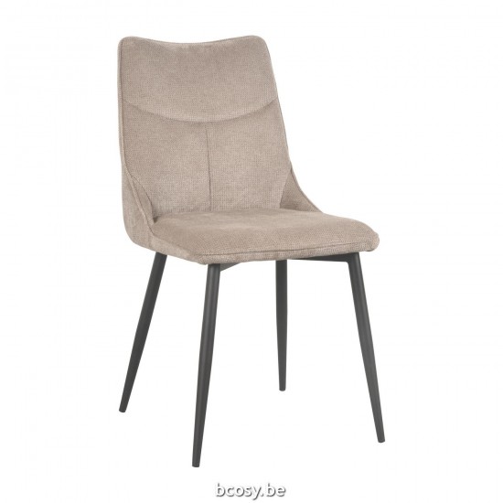 LABEL51 Eetkamerstoel Riv - Clay - Synthetisch.