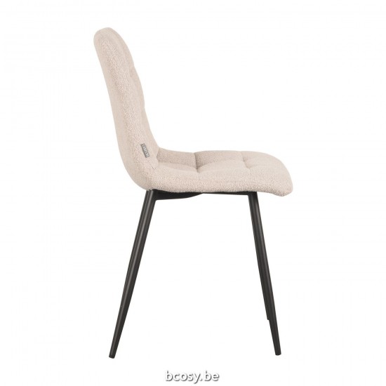 LABEL 51 Eetkamerstoel Juul Naturel Boucle.