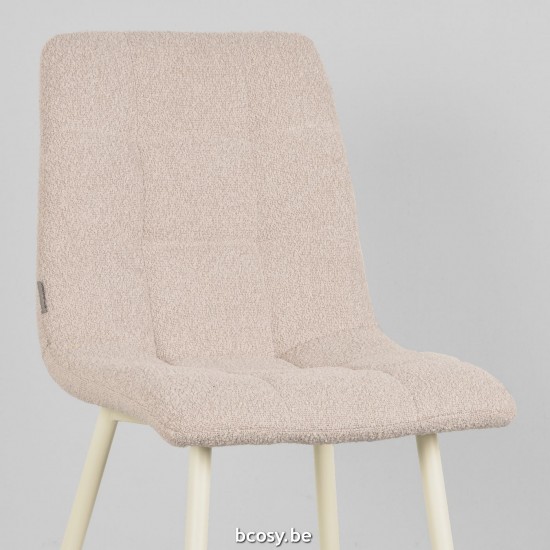 LABEL51 Chaise à manger Nino Naturel Boucle.