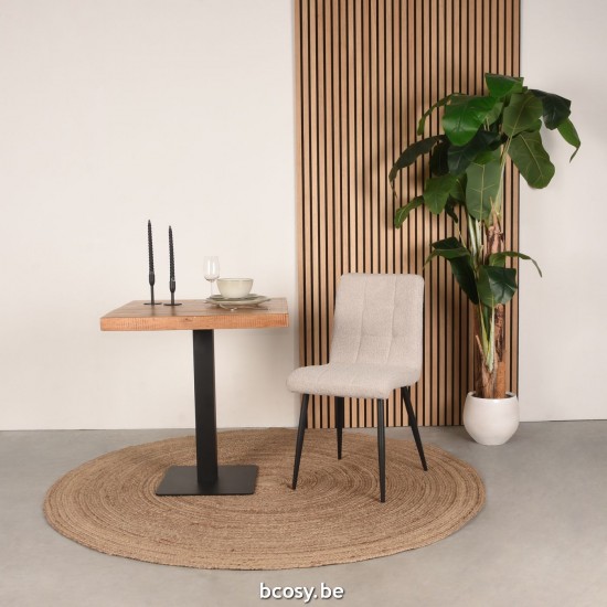 LABEL51 Dining chair Sam Natural Boucle.