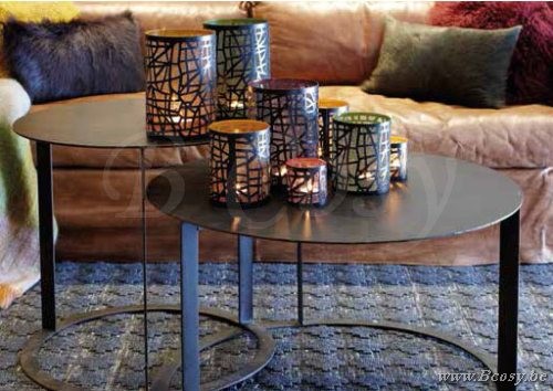 Lifestyle94 Home collection RUSTY COFFEE TABLE METAL Ø60X55
