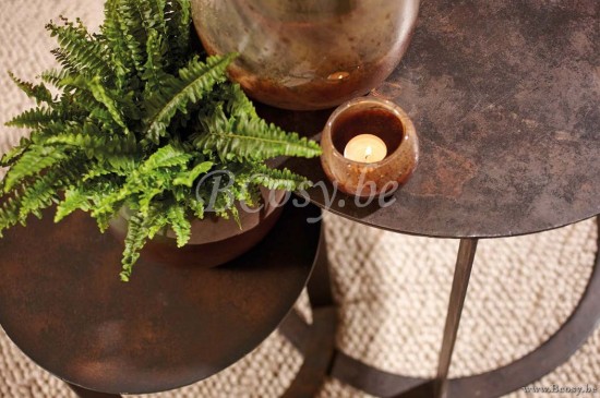 Lifestyle COUCHTISCH RUSTY METALL Ø60X55