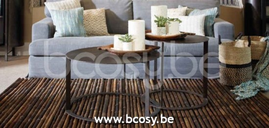 Lifestyle94 Home collection RUSTY COFFEE TABLE METAL Ø80X45