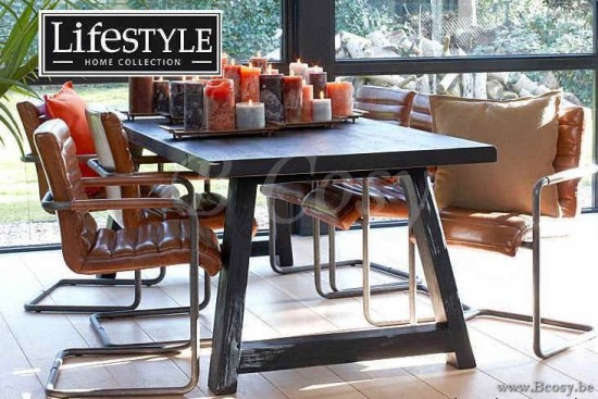 Lifestyle94 Home collection CHICAGO SWING ARMCHAIR BROWN