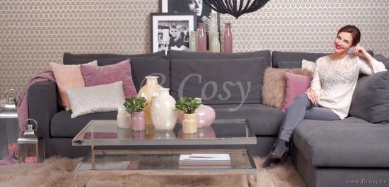 Lifestyle CANAPÉ DE SALON À DROITE NAPELS SHADOW GREY 68 B331/H92/D226