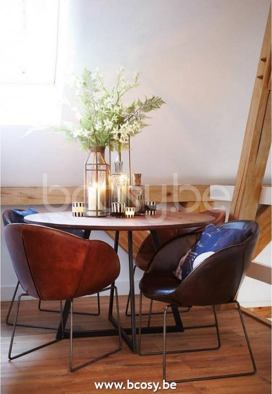 Lifestyle CHAISE LOS ANGELES MARRON CUIR