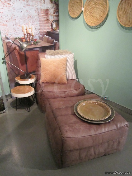 Lifestyle LOUNGE POUF MILWAUKEE GREY Lifestyle94 LOUNGE POEF MILWAUKEE GRIJS