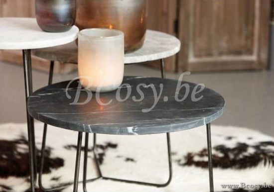 Lifestyle SALONTAFEL MINNESOTA GREY Ø45X43 Lifestyle94 KOFFIETAFEL MINNESOTA GRIJS Ø45X43