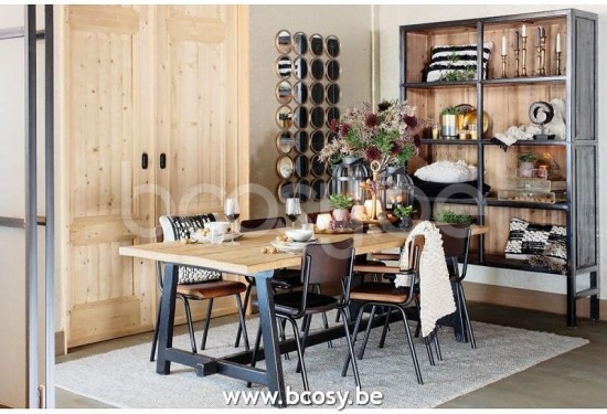 Lifestyle94 Home collection SCHOOLCHAIR LIGHT BROWN