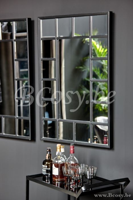 Lifestyle94 Home collection FERNAO MIRROR RECTANGLE BLACK