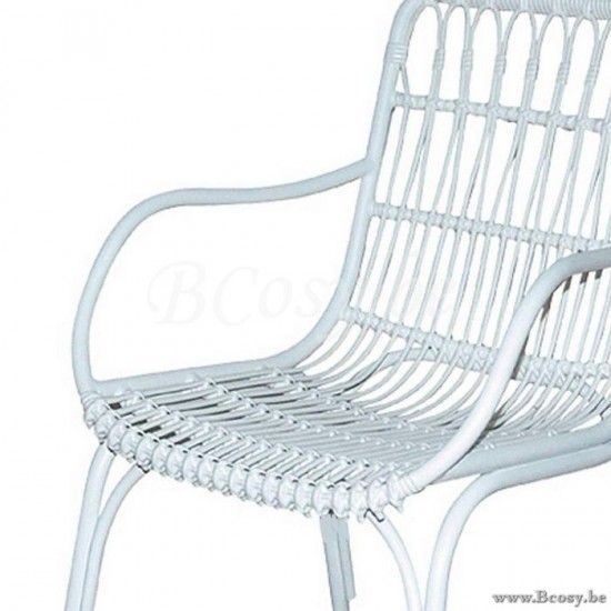 Lifestyle94 Home collection PALM BEACH CITY DINING CHAIR WHITE
