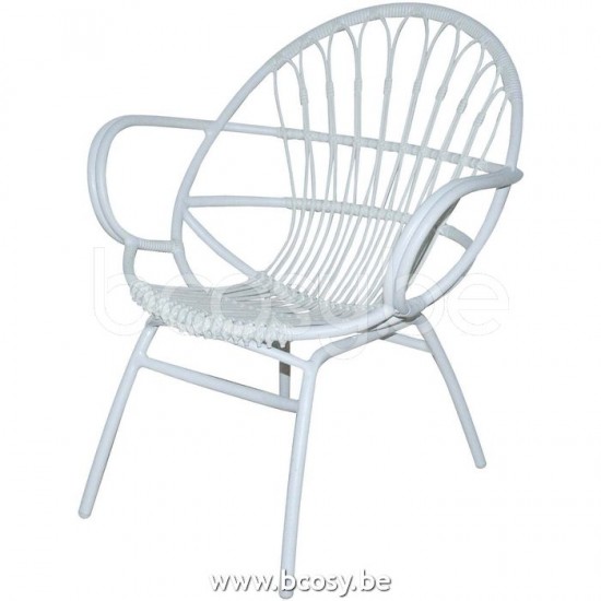 Lifestyle94 PALM BEACH CORAL LOUNGECHAIR WHITE Lifestyle 126514 Lifestyle94 126514 LFS 126514