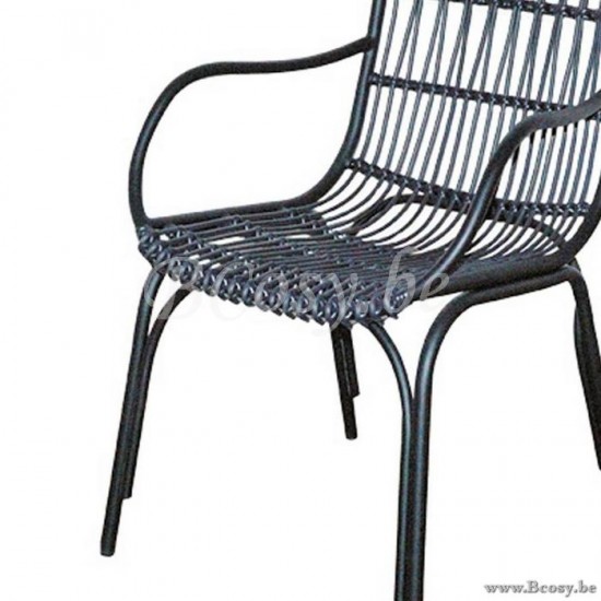 Lifestyle94 Home collection PALM BEACH CITY DINING ARMCHAIR GREY