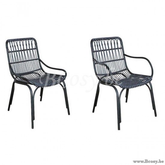 Lifestyle TUINSTOEL MET ARMEN PALM BEACH CITY GREY Lifestyle94 TUINARMSTOEL PALM BEACH CITY GRIJS