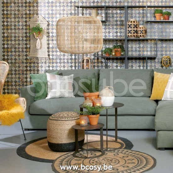 Lifestyle BANKSTEL LINKS NAPELS LAVABO OLIVE 13 B331/H92/D226 Lifestyle94 LOUNGEBANK LINKS NAPELS LAVABO OLIJF 13 B331/H92/D226