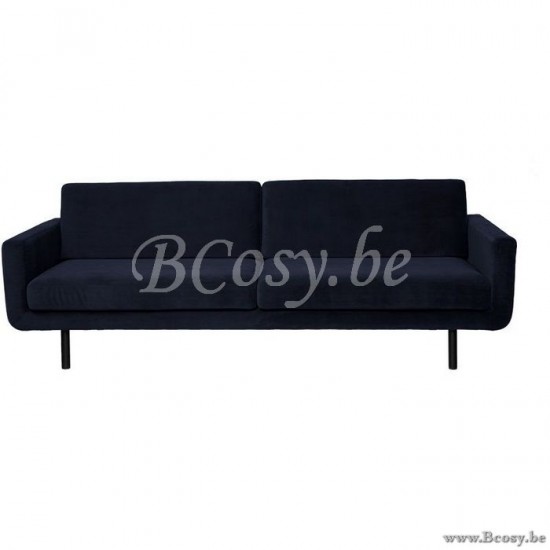 Lifestyle94 Home collection GENUA SOFA 3 SEAT SEVEN ANTHRACITE 67 B230/H80/D90