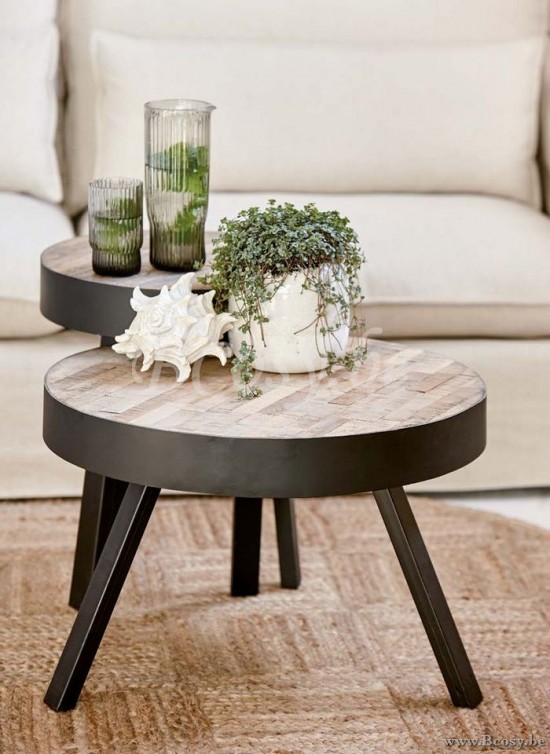 Lifestyle94 Home collection MICHAEL ROUND COFFEE TABLE 58X58X40