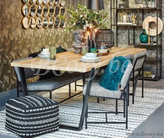 Lifestyle94 Home collection ATKINSON DINING ARMCHAIR ANTHRACITE