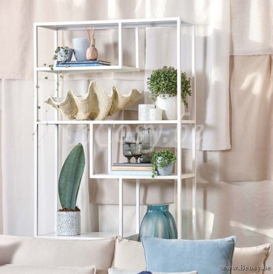 Lifestyle94 Home collection ARIZONA SHELF WHITE 100X35X213