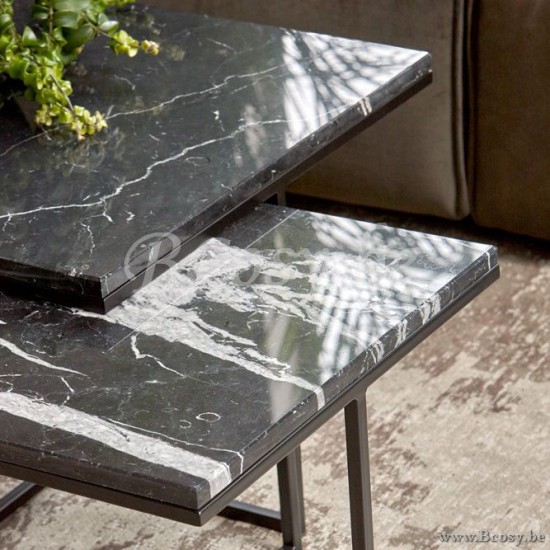 Lifestyle TABLE BASSE BRANDON NOIR 50X50X46