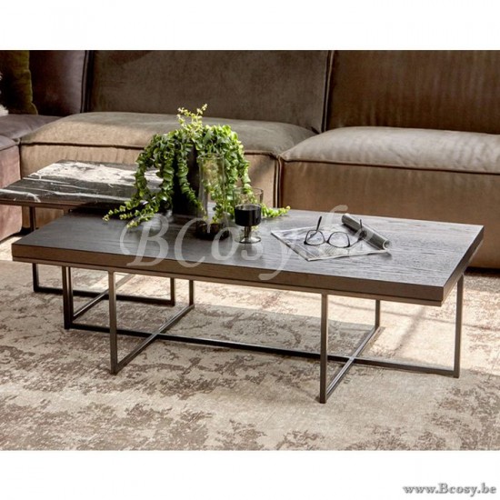 Lifestyle TABLE BASSE BURLINGTON NOIR 180X60X38