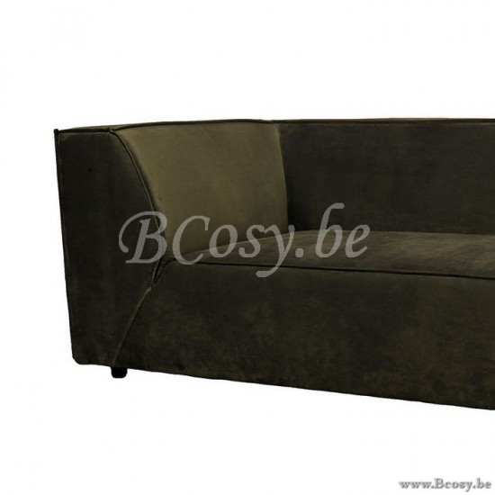 Lifestyle94 Home collection BELLARIA 2,5 SEAT ARM L SEVEN HUNTER GREEN 156 B173/H73/D95