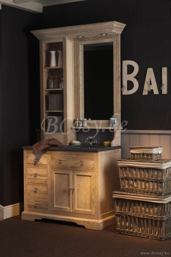 Cabinet oak white wash LED lighting Prananatha