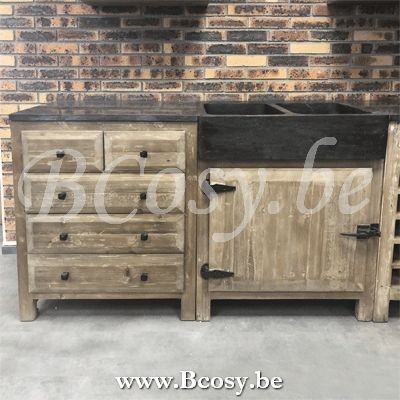 Landelijke Keuken Commode 5 Laden Timeless Living