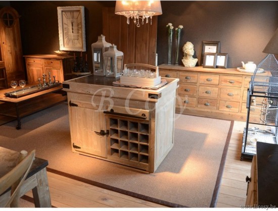 Keukenblok Keukeneiland Landelijke Stijl