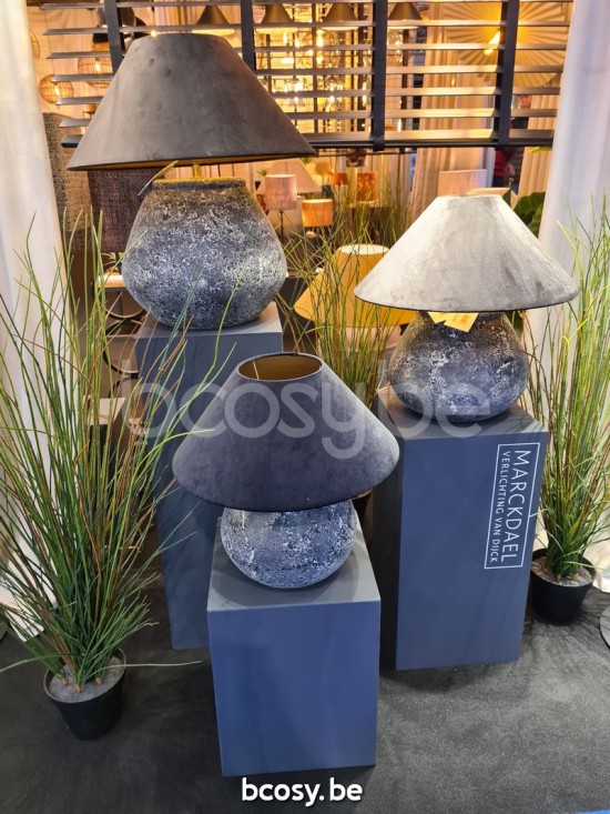 Marckdael VVD malta antraciet tafellamp VVD VDV Verlichting van Dijck Dyck Markdaal.