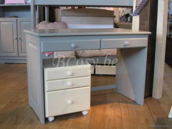 MathyByBols Mathy By Bols Chevet Table De Nuit Pour Enfants 3 Tiroirs Dominique 45