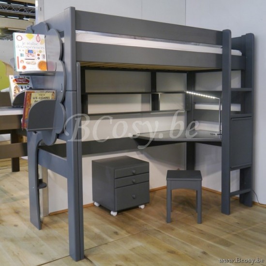 MathyByBols Mathy By Bols Bureau Coin Pour Lit Enfant Dominique Surélevé Mezzanine 80