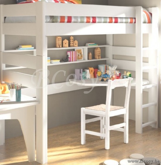 MathyByBols Mathy By Bols Bureaux pour lit enfant surélevé