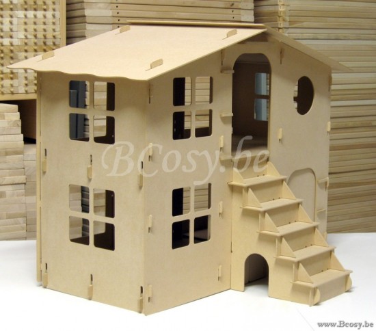 MathyByBols Mathy By Bols Lola Miniature Mini Two-Storey Wendy House 80X65 H